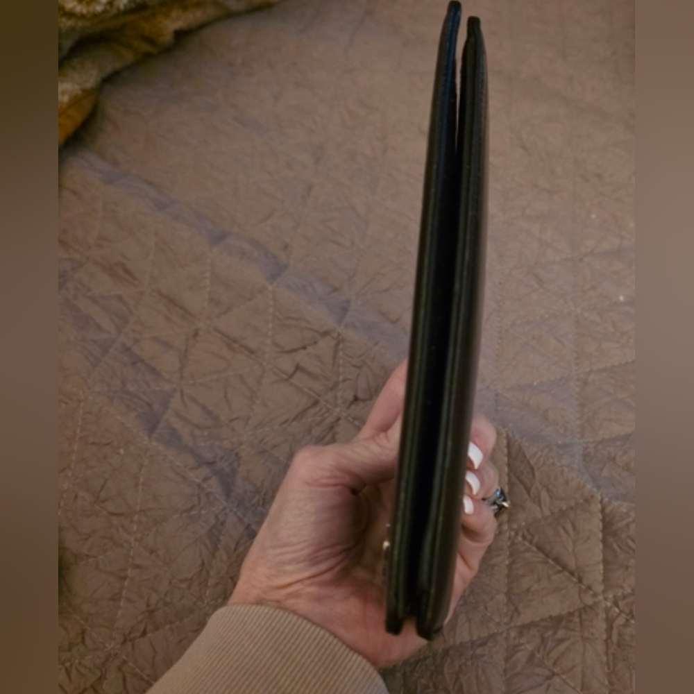 CHANEL Classic Black Leather Clutch/Rehab/ Great Condition - Picture 12 of 12